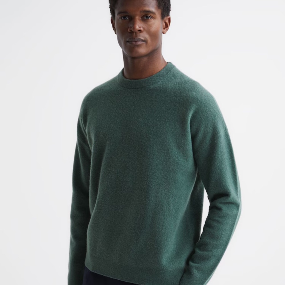 Reiss Forest green wool sweater